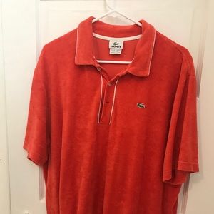 Lacoste terry polo shirt